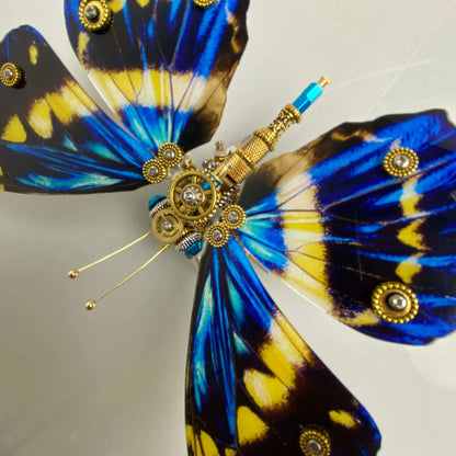 Steampunk 3D metal puzzle Goddess of Light Butterfly model kit MISS IRON