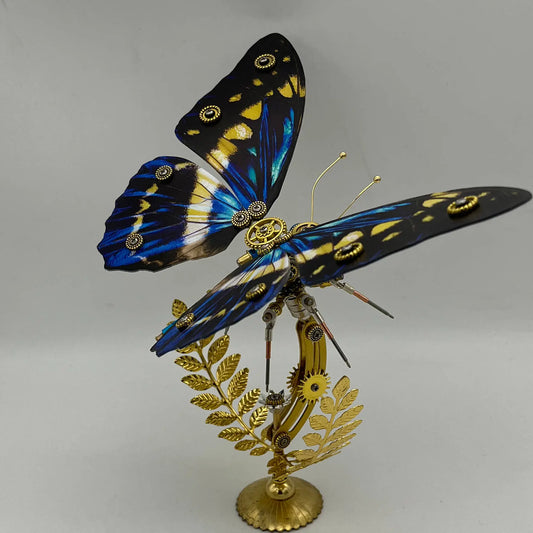 Steampunk 3D metal puzzle Goddess of Light Butterfly model kit MISS IRON