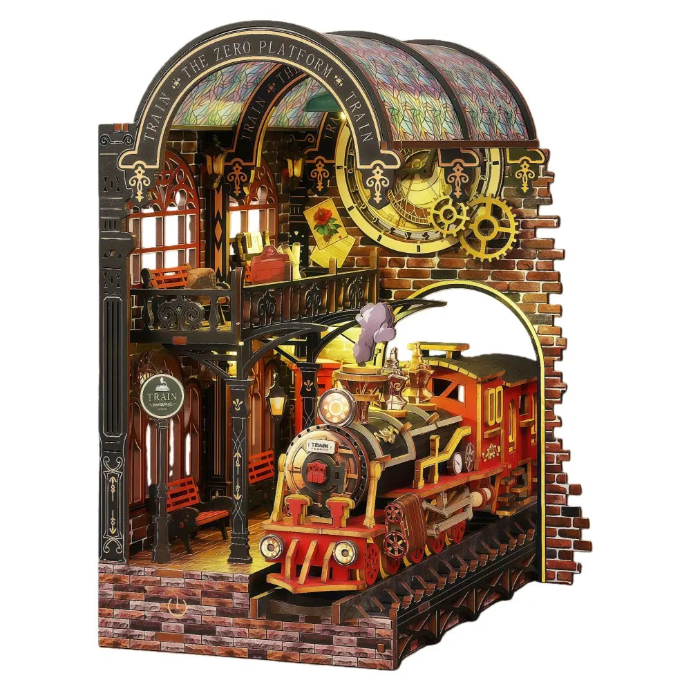 Ugeargeek Steampunk Train Station Book Nook Ugeargeek