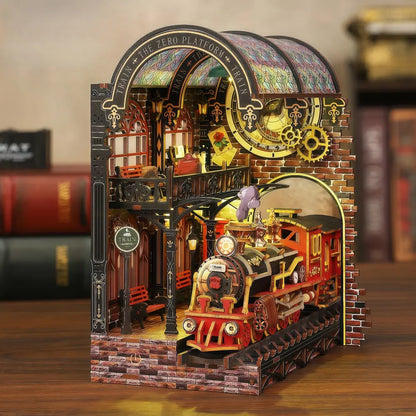 Ugeargeek Steampunk Train Station Book Nook Ugeargeek