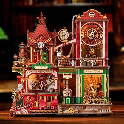Rokrgeek Joey Time Post Office 3D Wooden Puzzle Rokrgeek
