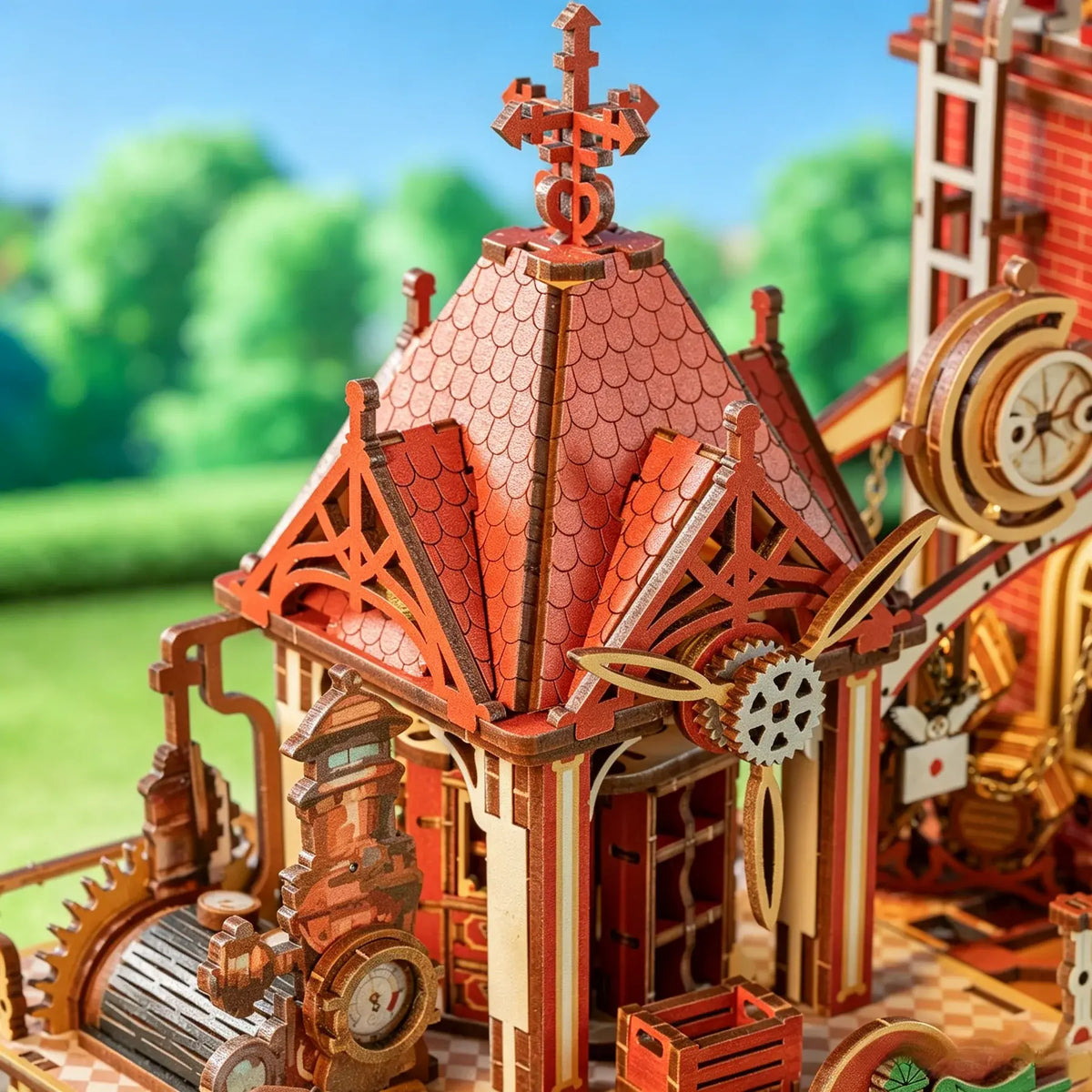 Rokrgeek Joey Time Post Office 3D Wooden Puzzle Rokrgeek