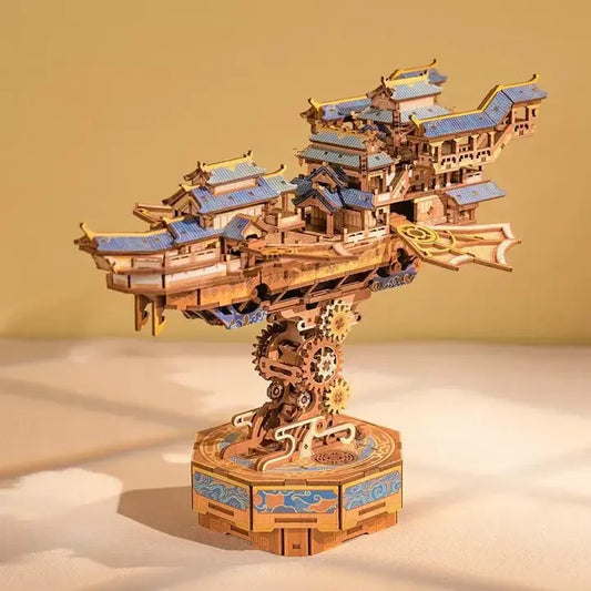 Rokrgeek Wind Voyager 3D Wooden Puzzle Rokr Geek