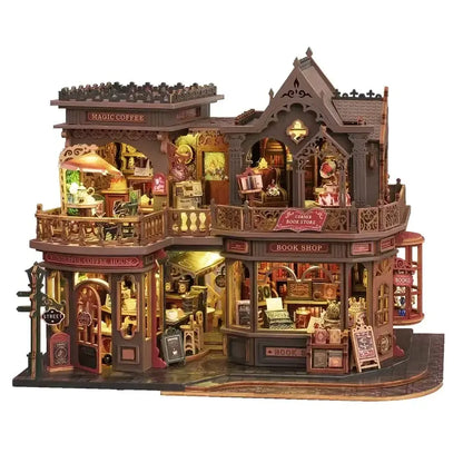 Rokrgeek Letter Coffee DIY Miniature House Rokrgeek