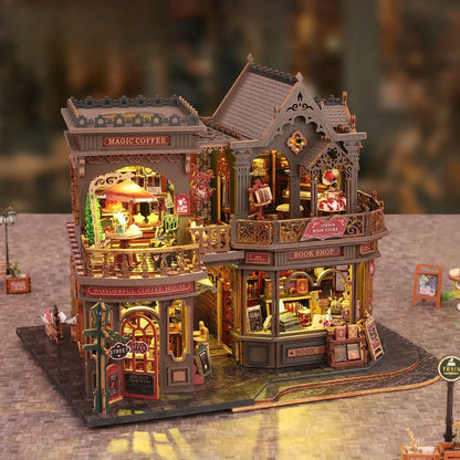 Rokrgeek Letter Coffee DIY Miniature House Rokrgeek