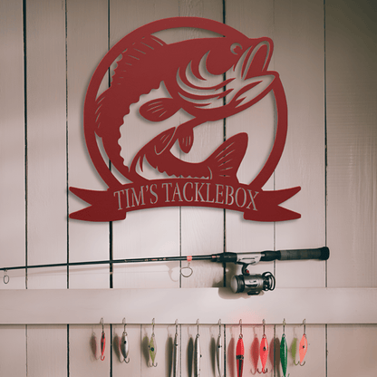 Bass Fish Metal Sign - MISSIRON