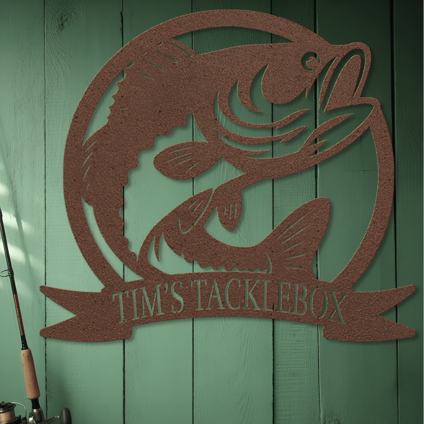 Bass Fish Metal Sign - MISSIRON