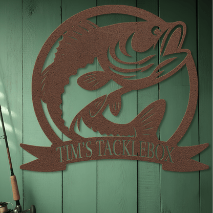 Bass Fish Metal Sign - MISSIRON