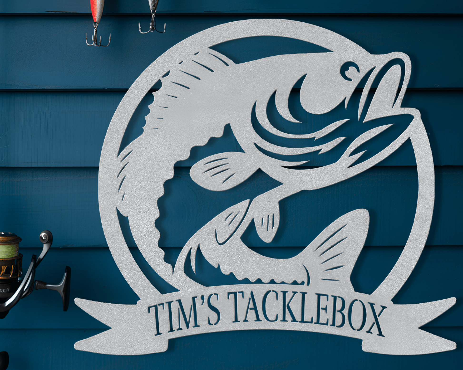 Bass Fish Metal Sign - MISSIRON