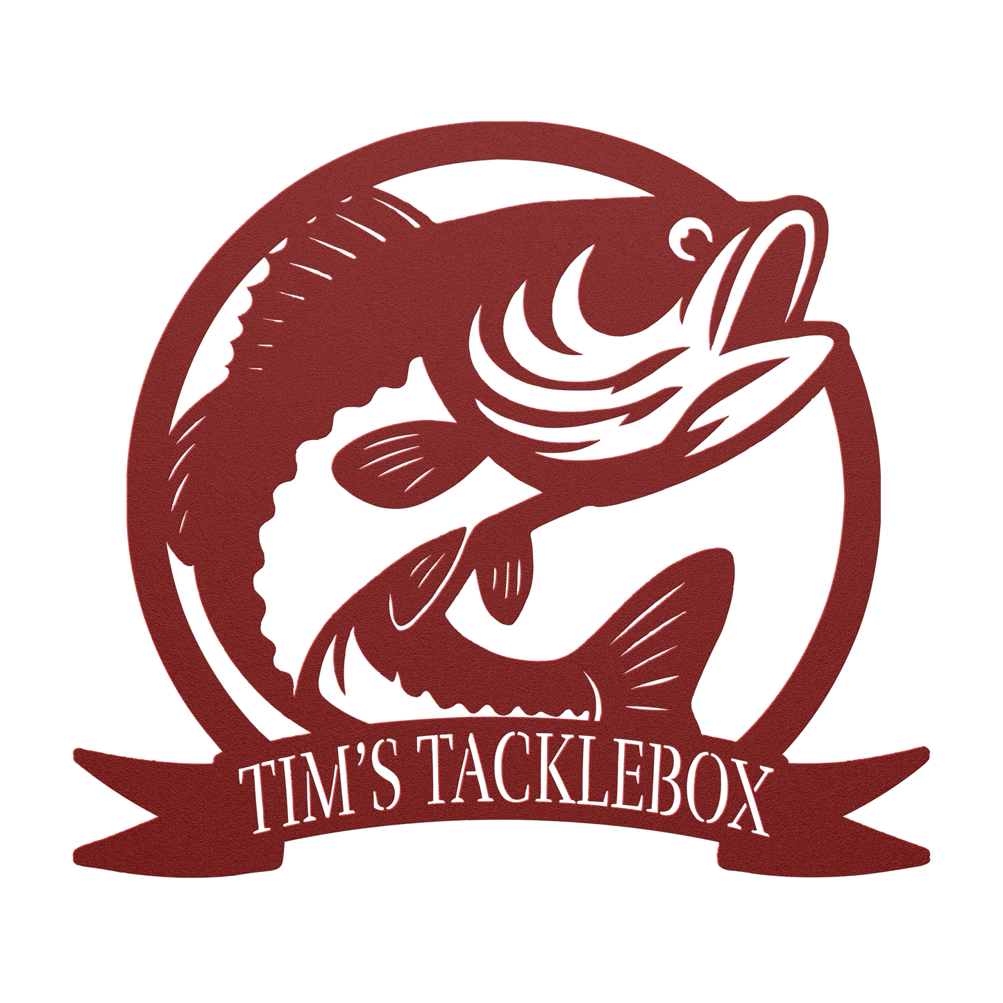 Bass Fish Metal Sign - MISSIRON