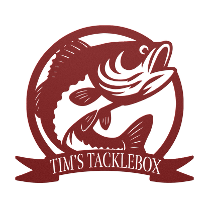 Bass Fish Metal Sign - MISSIRON
