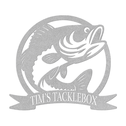 Bass Fish Metal Sign - MISSIRON