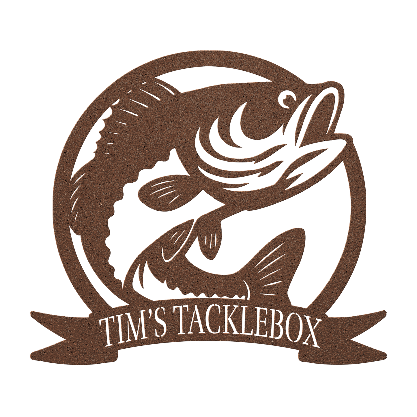 Bass Fish Metal Sign - MISSIRON