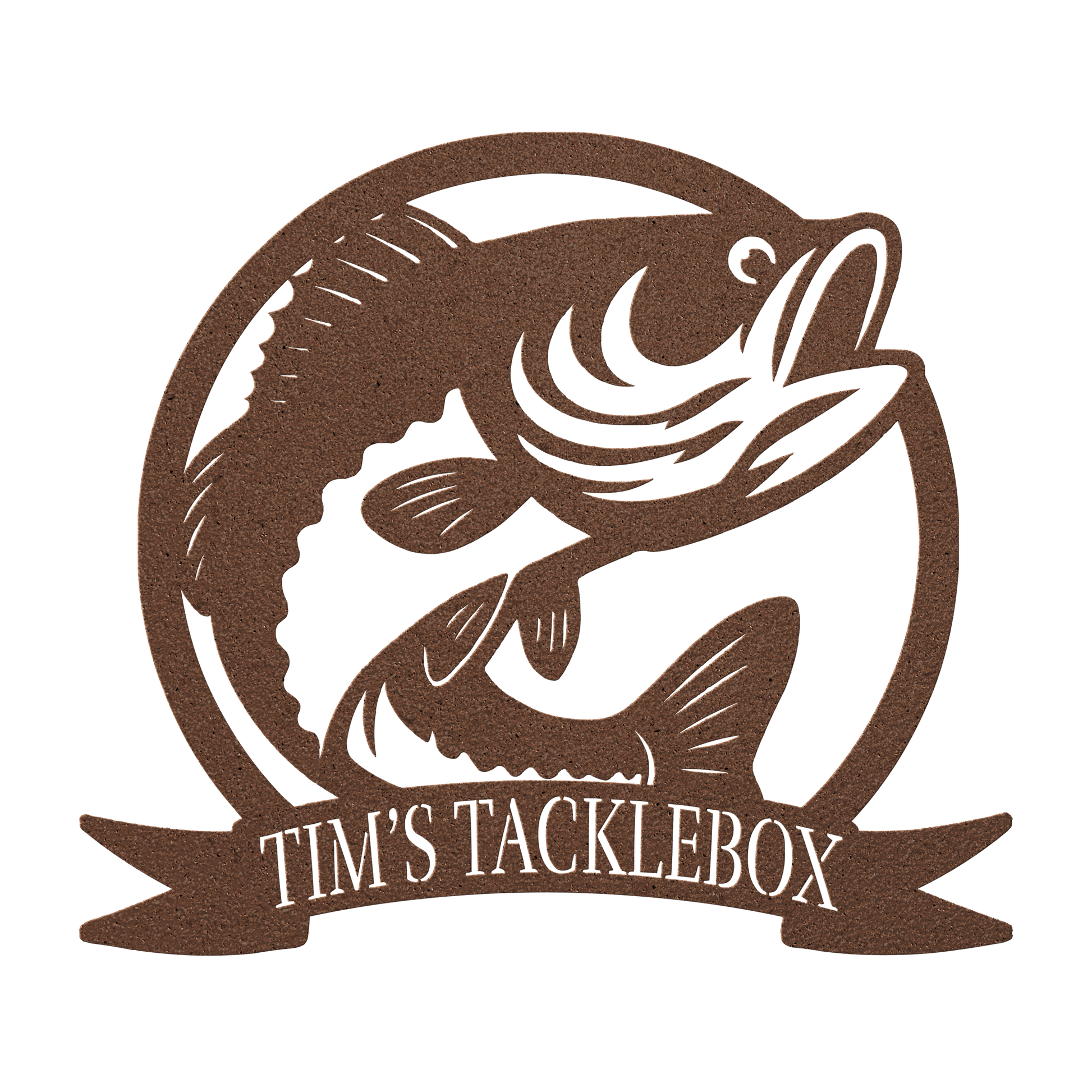 Bass Fish Metal Sign - MISSIRON