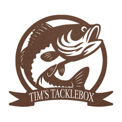 Bass Fish Metal Sign - MISSIRON