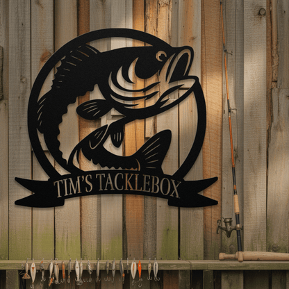 Bass Fish Metal Sign - MISSIRON