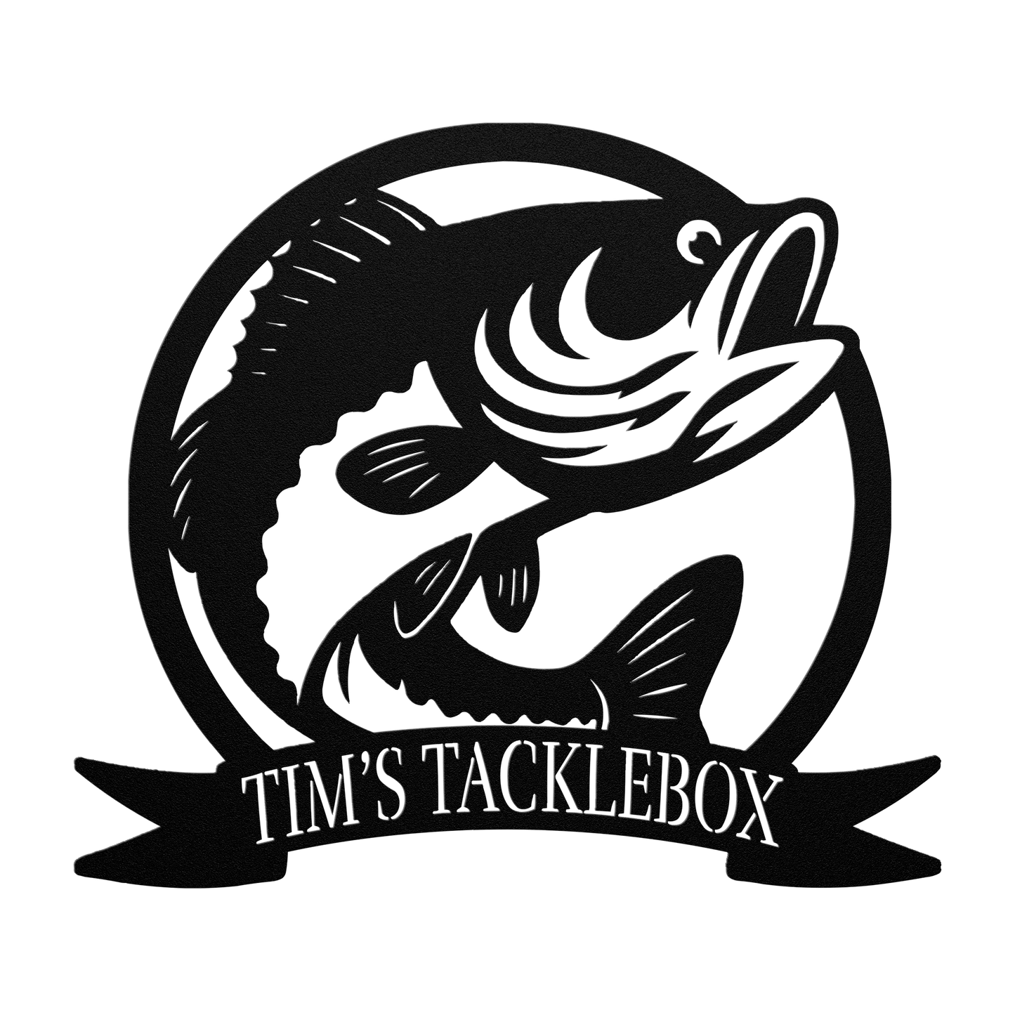 Bass Fish Metal Sign - MISSIRON