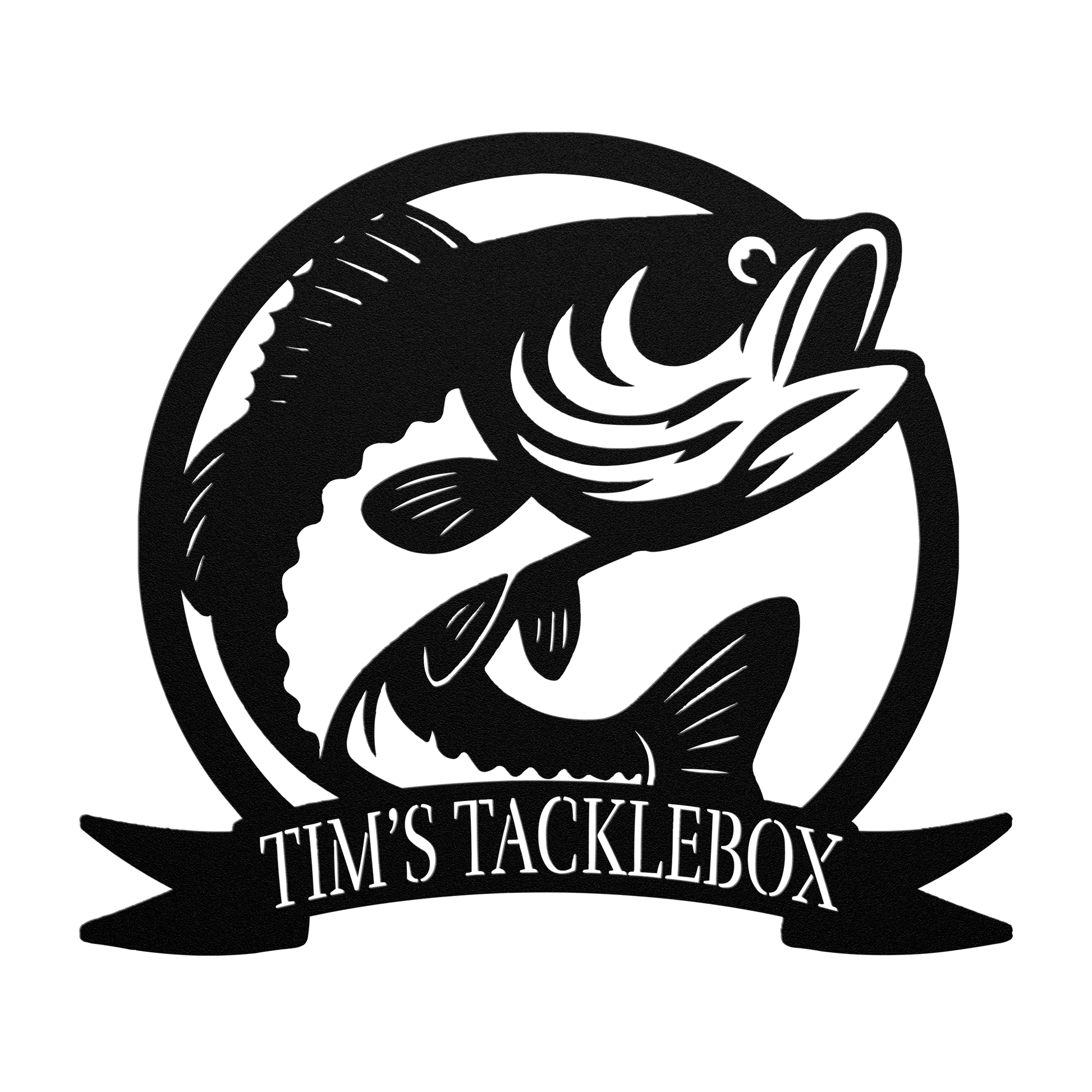 Bass Fish Metal Sign - MISSIRON