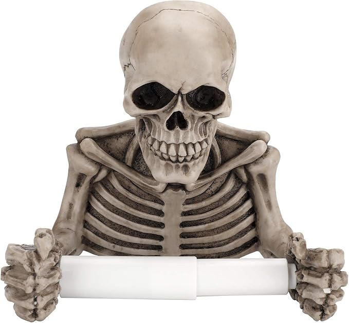 Bones & Rolls™ - Skull Toilet Paper Holder - MISSIRON