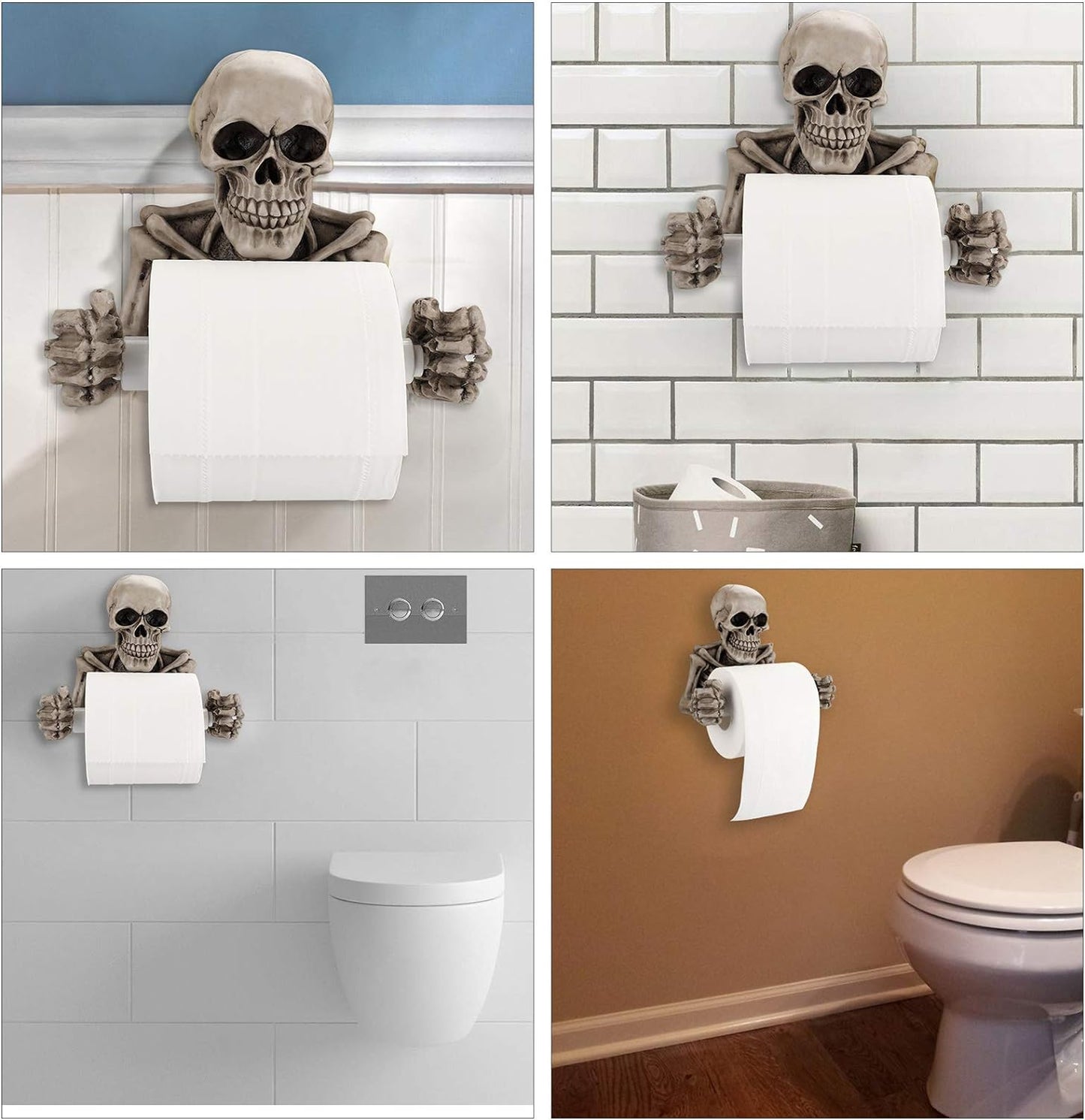 Bones & Rolls™ - Skull Toilet Paper Holder - MISSIRON