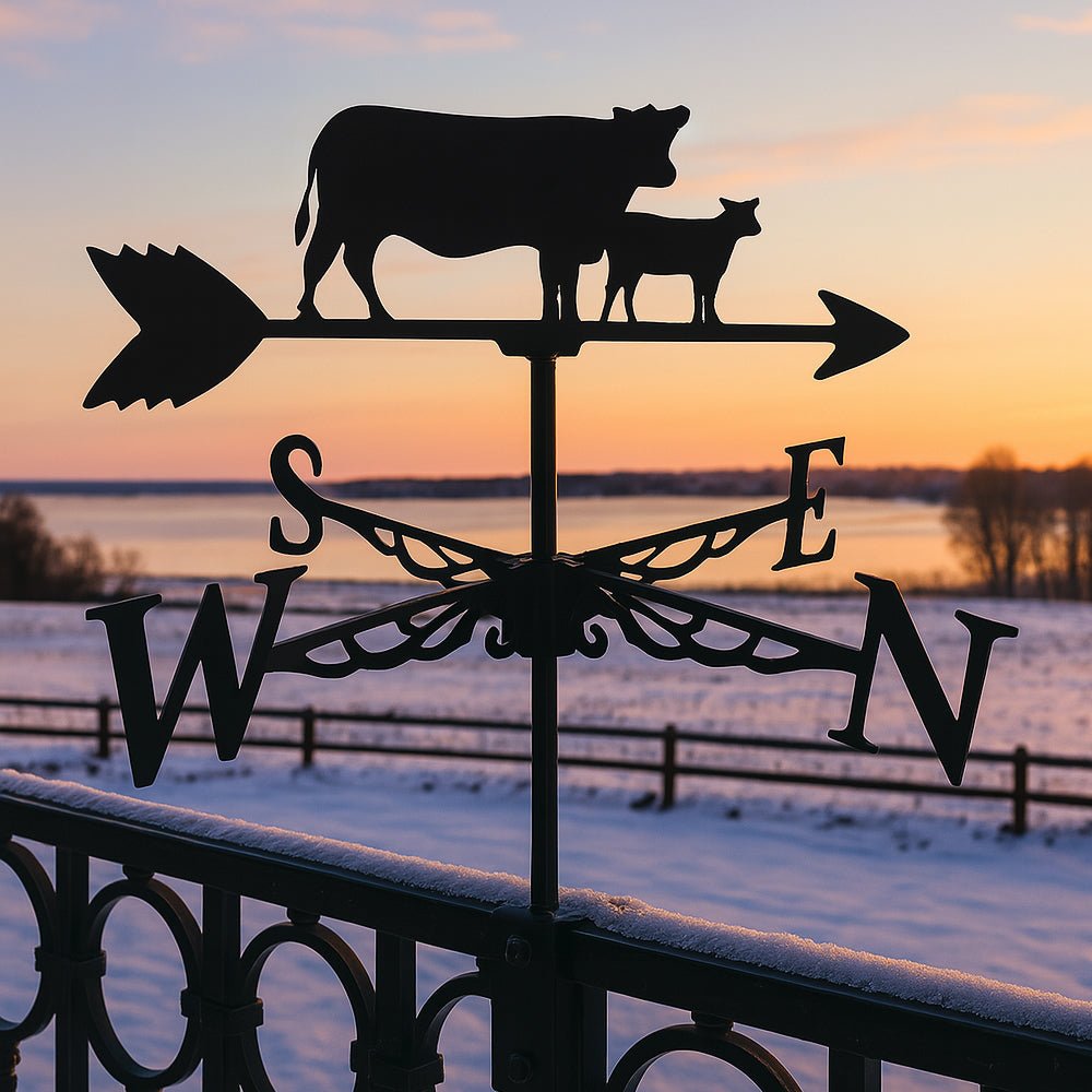 Calf Stainless Steel Weathervane - MISSIRON