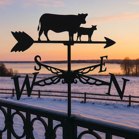Calf Stainless Steel Weathervane - MISSIRON