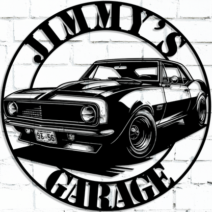 Camaro Muscle Car Metal Sign - MISSIRON