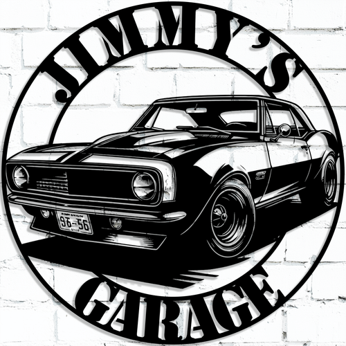 Camaro Muscle Car Metal Sign - MISSIRON
