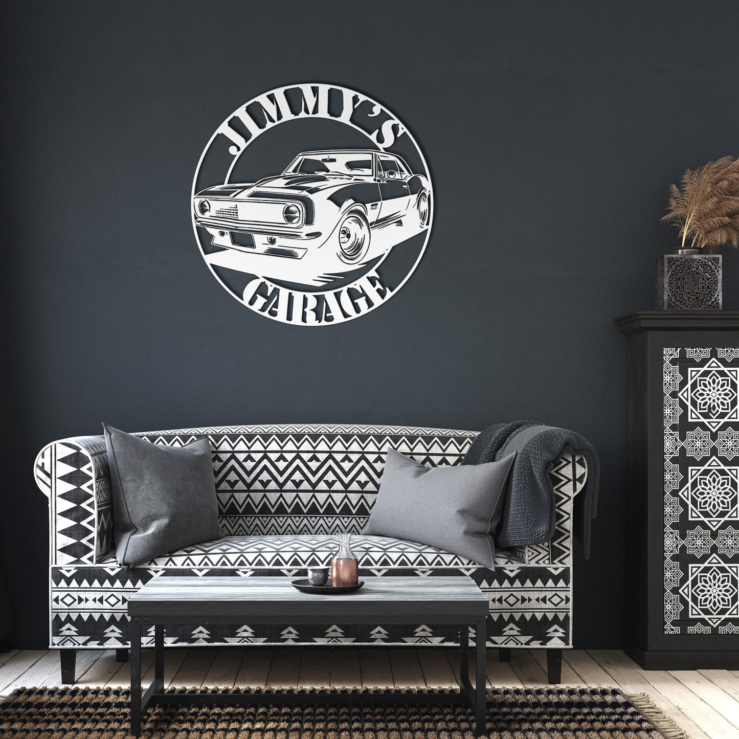 Camaro Muscle Car Metal Sign - MISSIRON