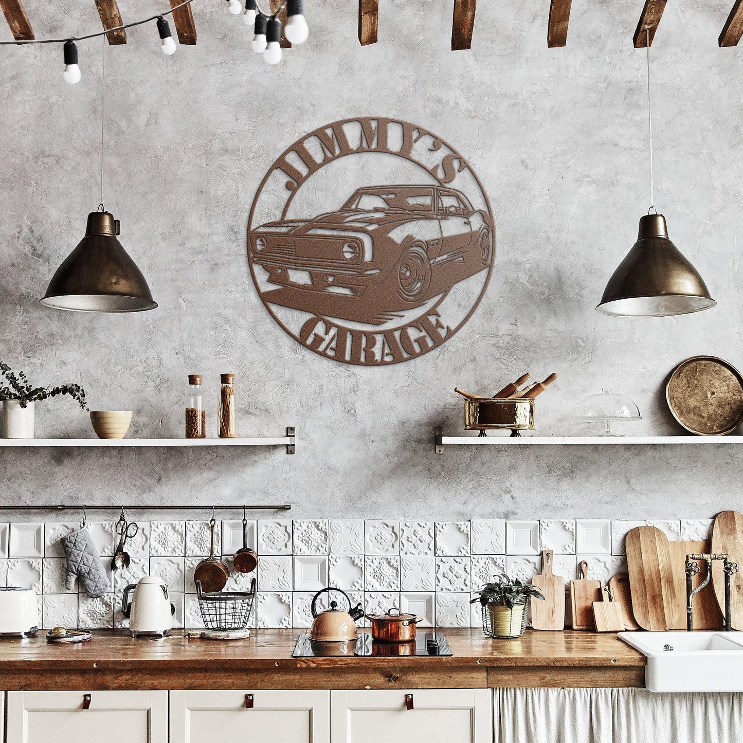 Camaro Muscle Car Metal Sign - MISSIRON