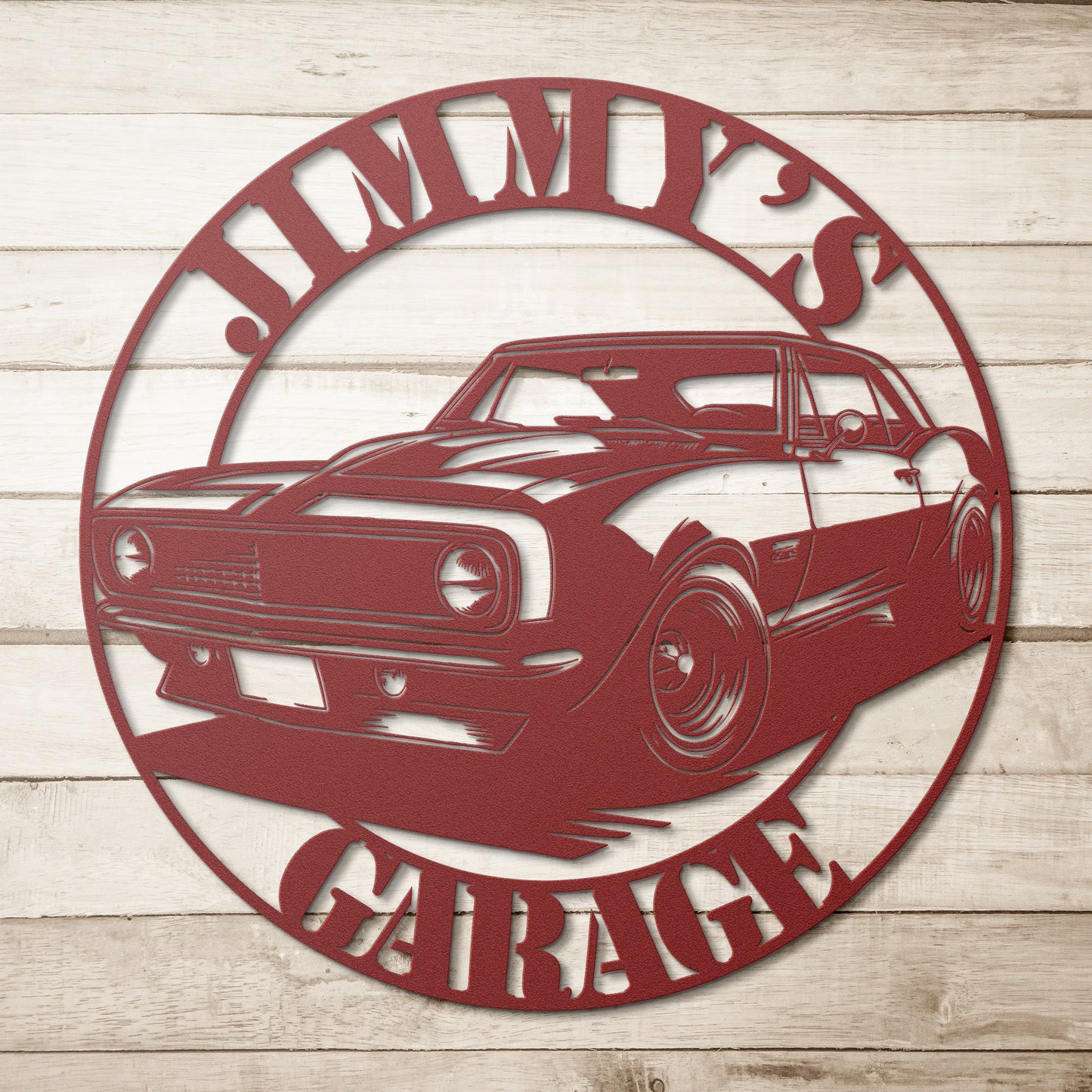 Camaro Muscle Car Metal Sign - MISSIRON