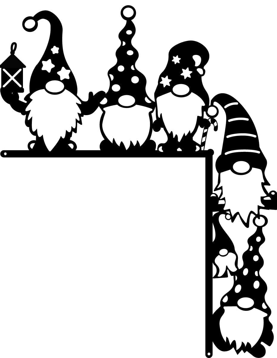 Christmas Door Corner Decor - MISSIRON