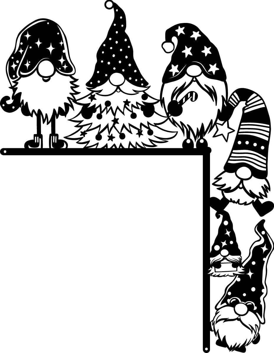 Christmas Door Corner Decor - MISSIRON