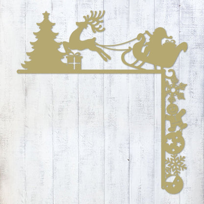 Christmas Door Corner Decor - MISSIRON