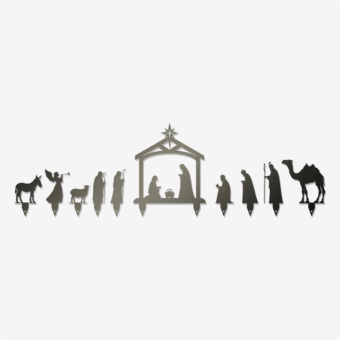 Christmas Nativity Yard Stakes - MISSIRON