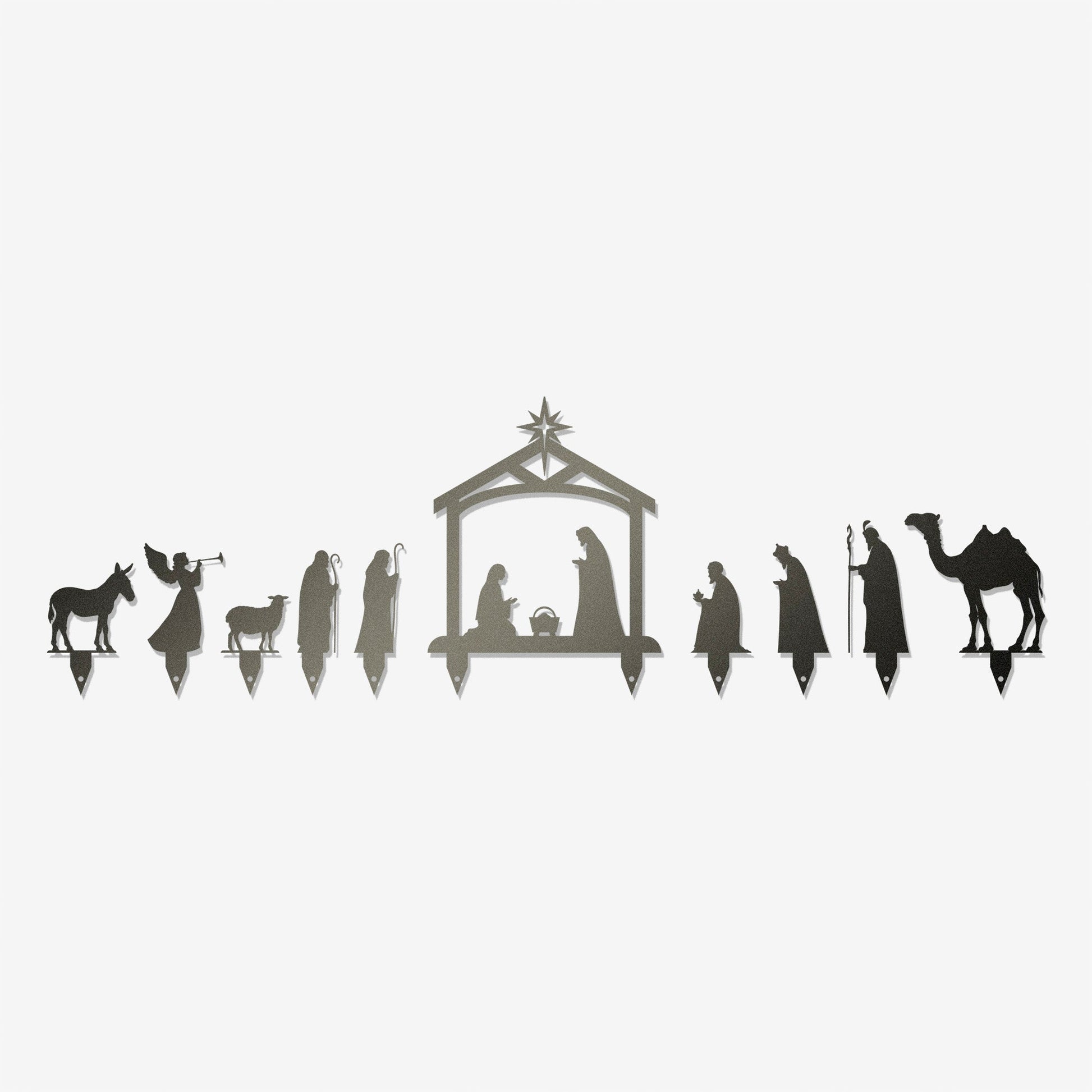 Christmas Nativity Yard Stakes - MISSIRON