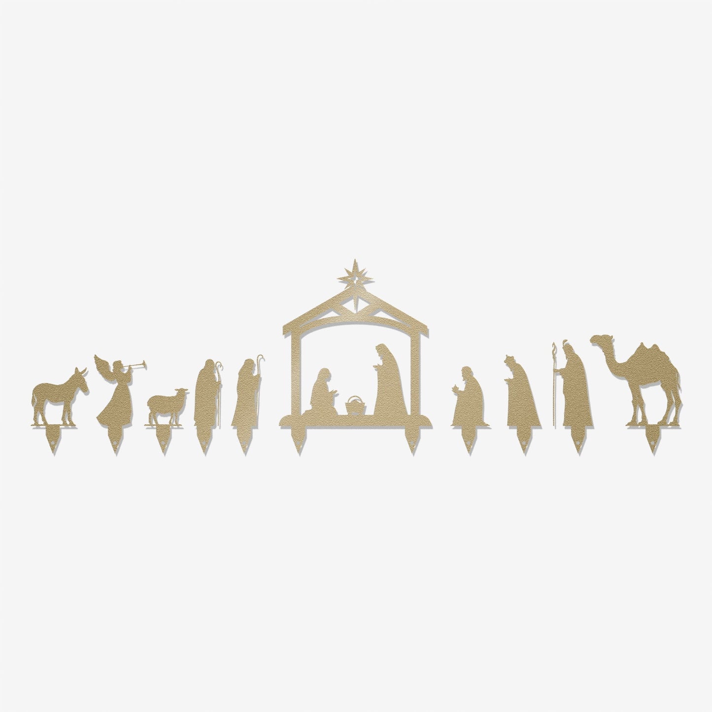 Christmas Nativity Yard Stakes - MISSIRON