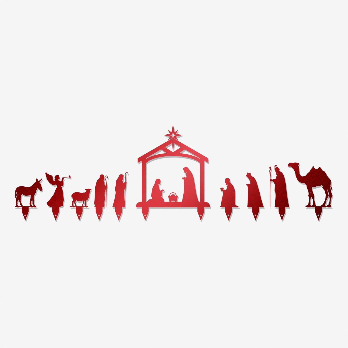 Christmas Nativity Yard Stakes - MISSIRON