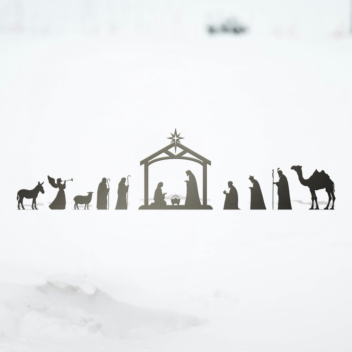 Christmas Nativity Yard Stakes - MISSIRON