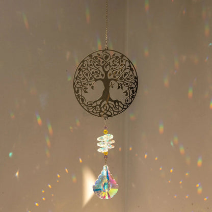 Crystal Sun Catcher Decoration Stained Glass Window Hanging - MISSIRON