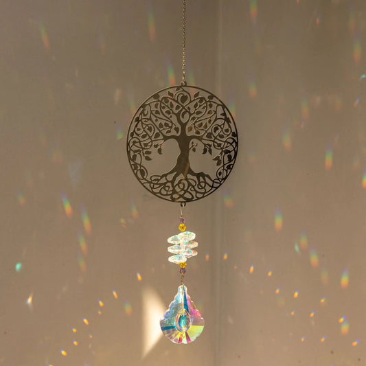 Crystal Sun Catcher Decoration Stained Glass Window Hanging - MISSIRON