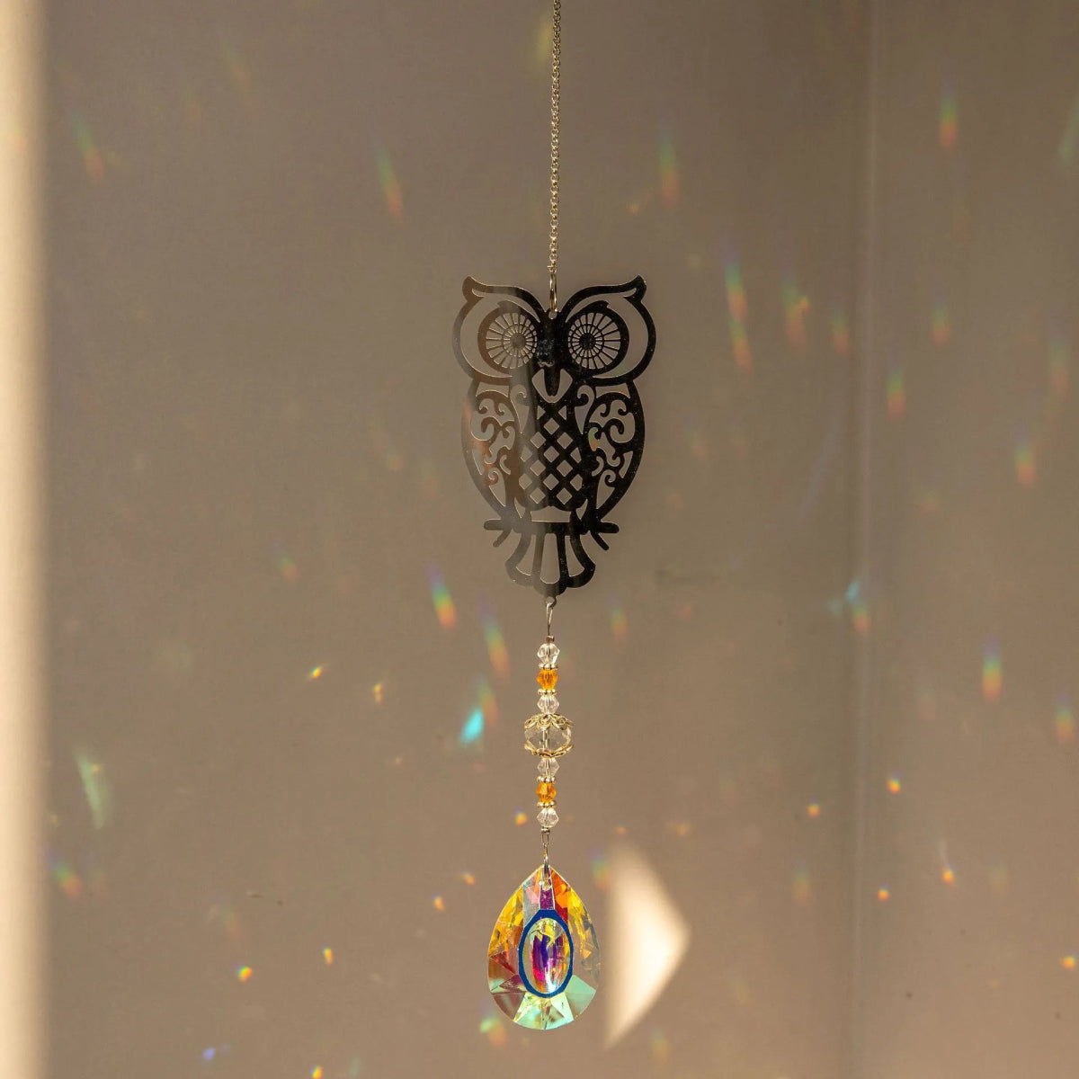 Crystal Sun Catcher Decoration Stained Glass Window Hanging - MISSIRON