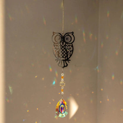 Crystal Sun Catcher Decoration Stained Glass Window Hanging - MISSIRON