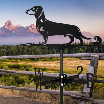 Dachshund Stainless Steel Weathervane - MISSIRON