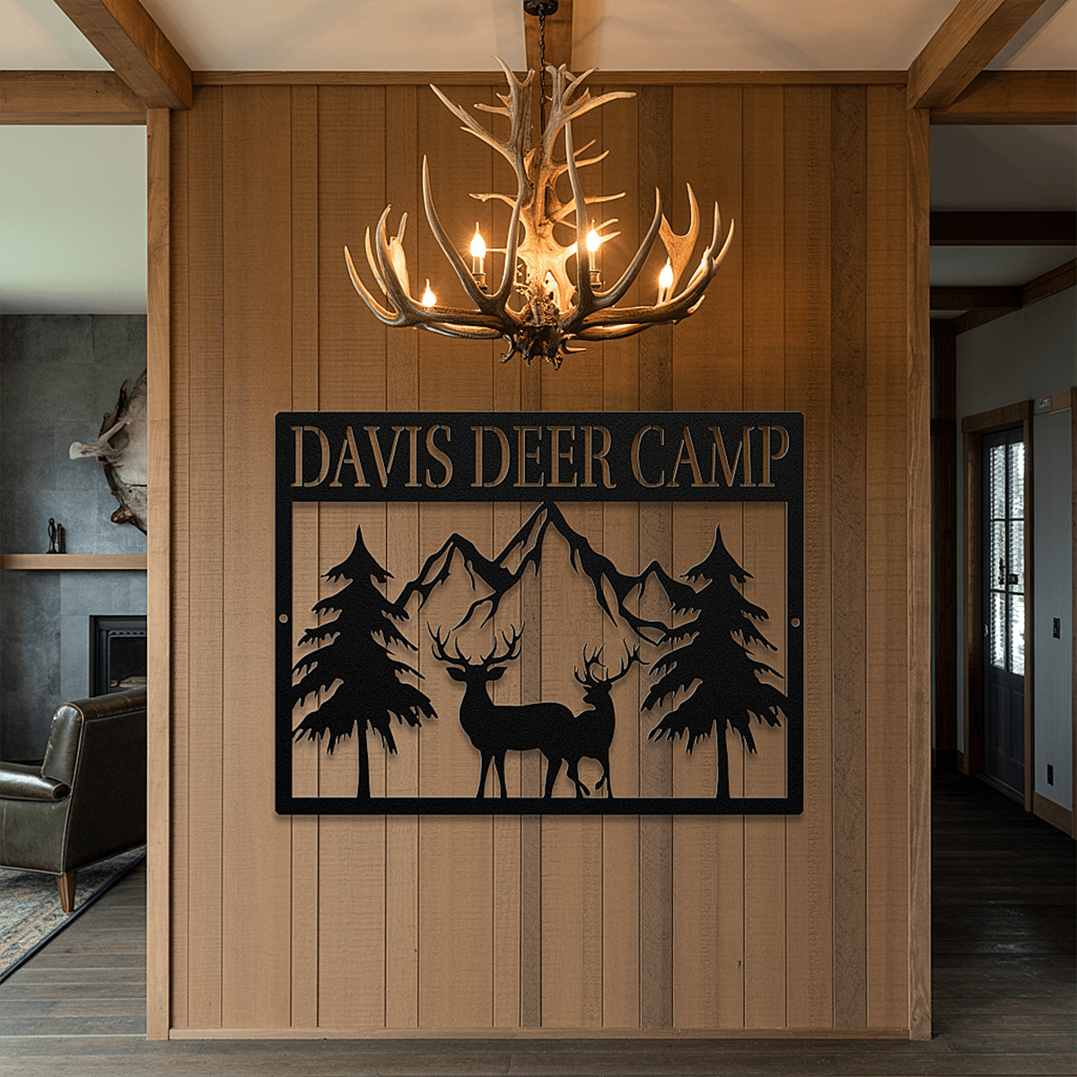 Deer Camp Metal Sign - MISSIRON