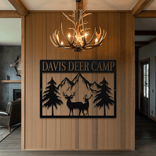 Deer Camp Metal Sign - MISSIRON