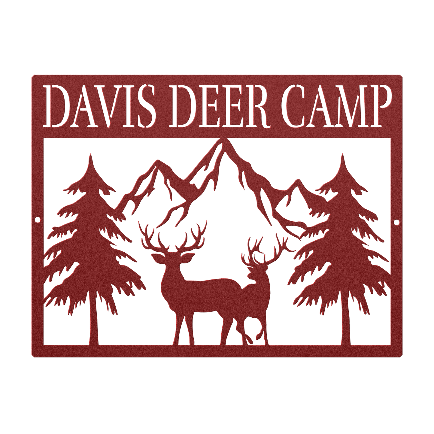 Deer Camp Metal Sign - MISSIRON