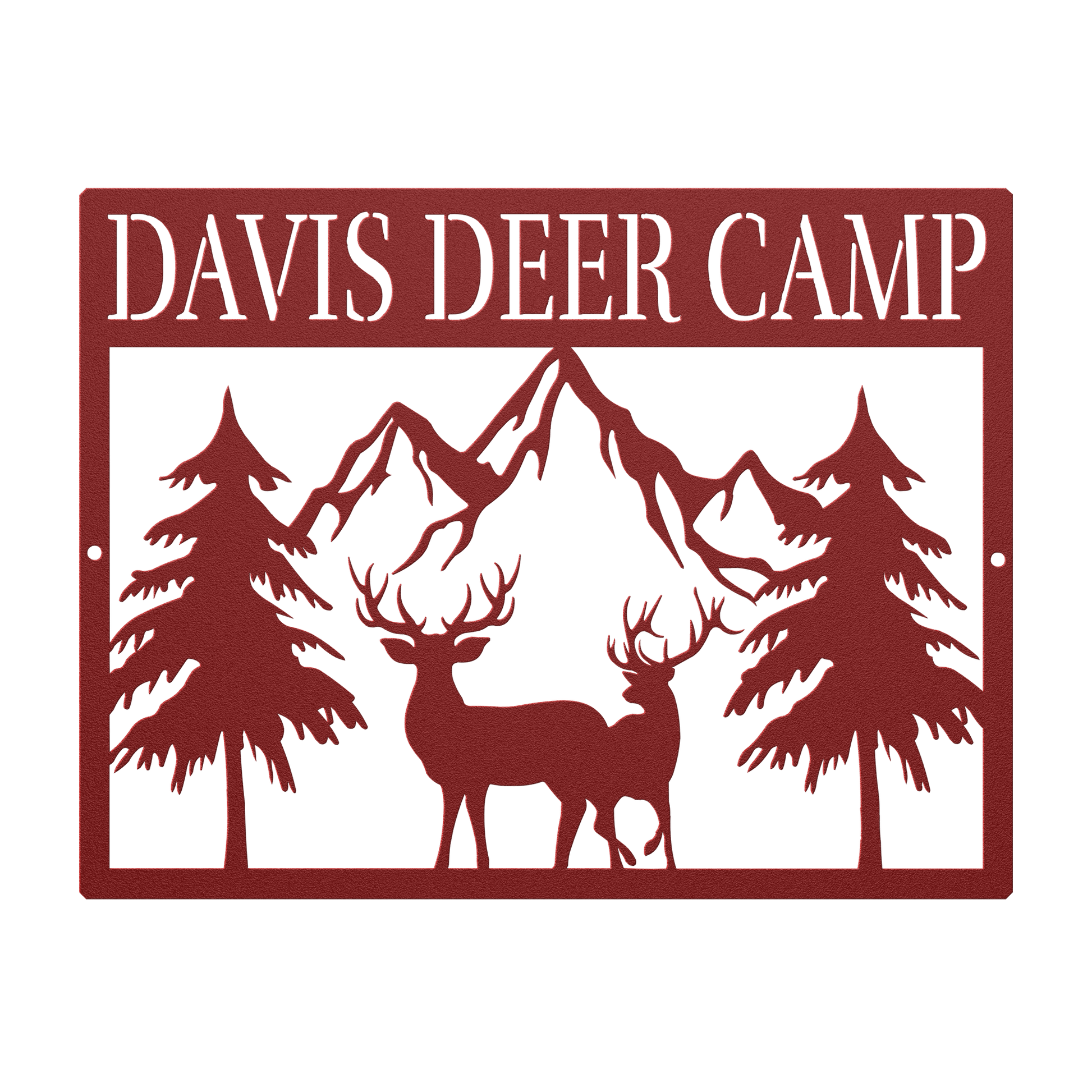 Deer Camp Metal Sign - MISSIRON