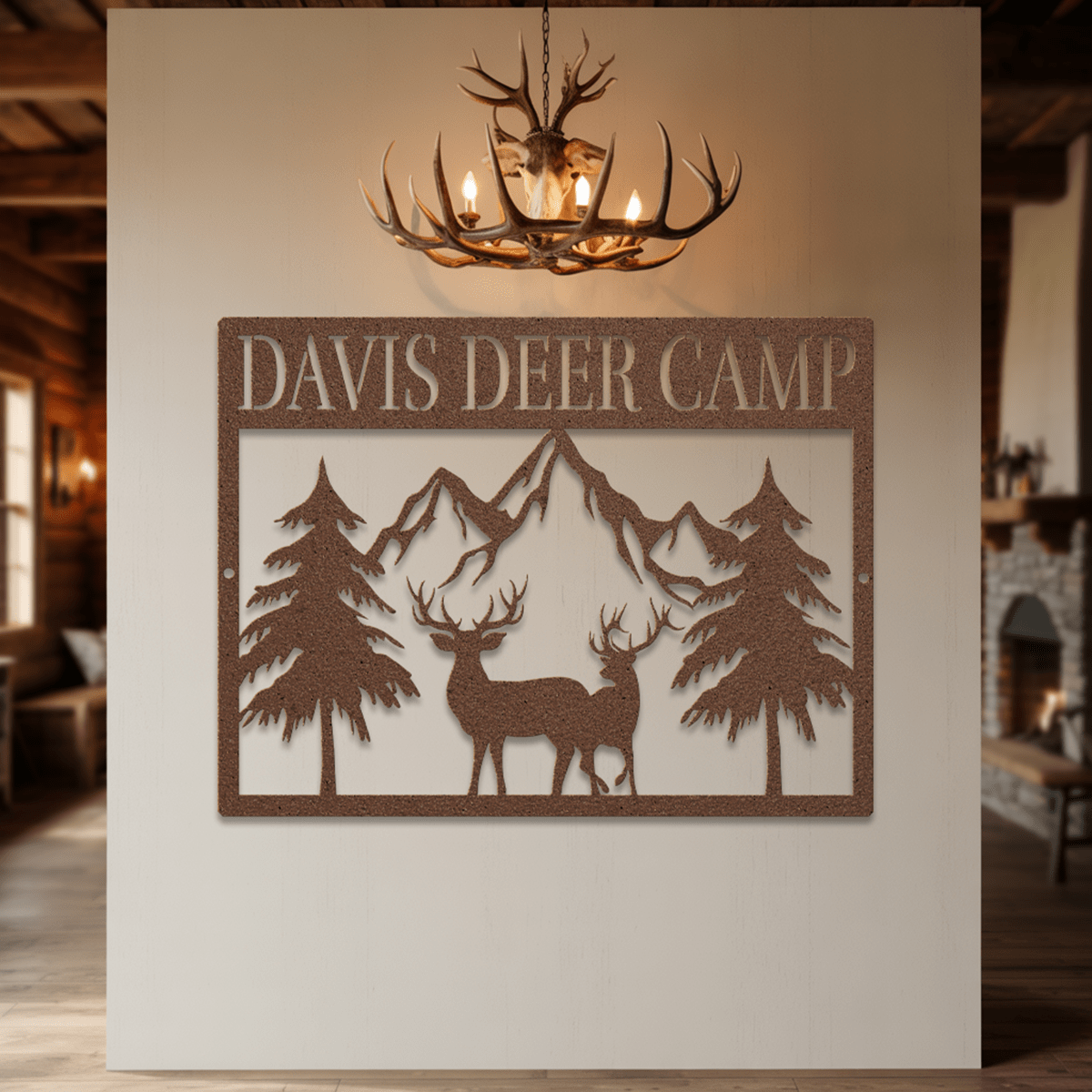 Deer Camp Metal Sign - MISSIRON