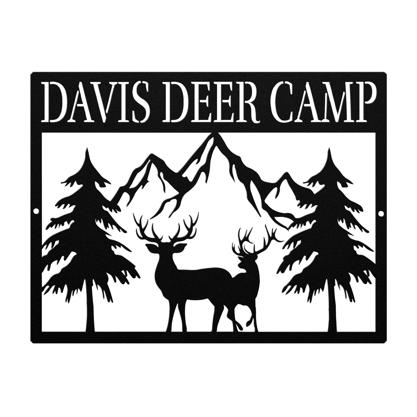 Deer Camp Metal Sign - MISSIRON